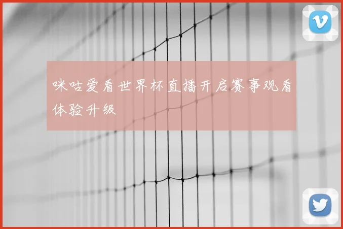 咪咕爱看世界杯直播开启赛事观看体验升级