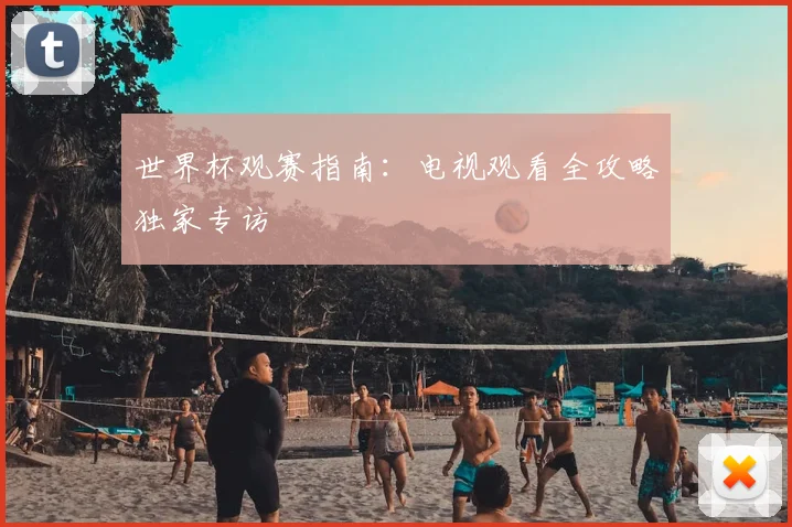 世界杯观赛指南:电视观看全攻略独家专访